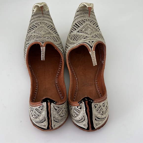 Arabian Handcrafted Leather Women’s Shoes Size 9 - Picture 3 of 6